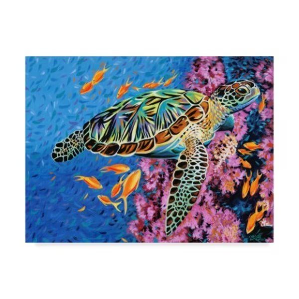 Carolee Vitaletti 'Cruising Along Ii' Canvas Art, 18x24, Trademark Fine Art, Mfr#: WAG01922-C1824GG